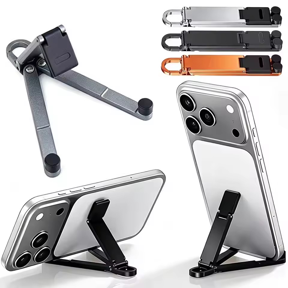 Taco Stand Holder - Faltbarer Schlüsselanhänger-Handyständer, mehrfach verstellbar, leicht, für