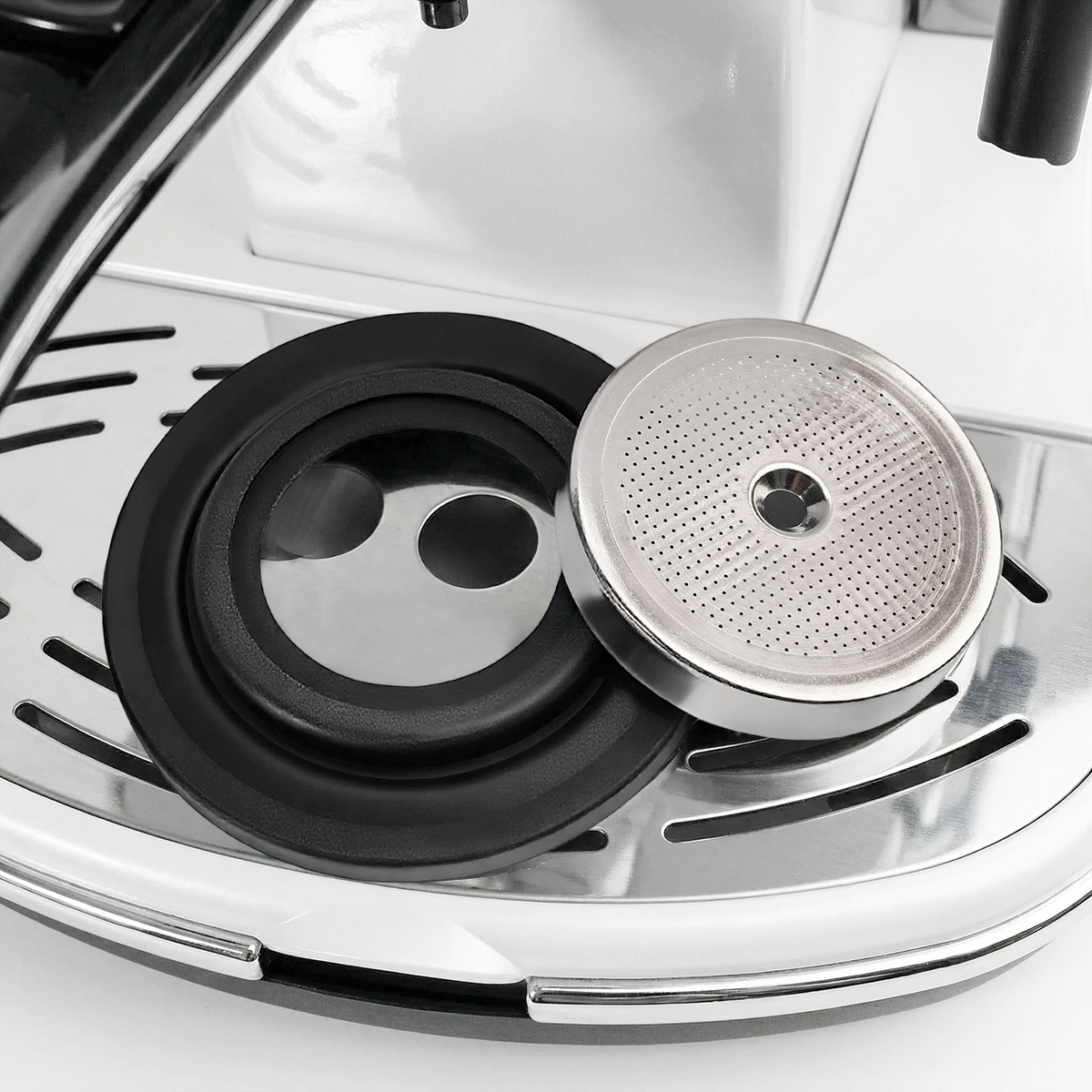 Delonghi Espresso Magnifica - Gruppenkopf-Dichtung für Puck-Filter und Kessel, kompatibel