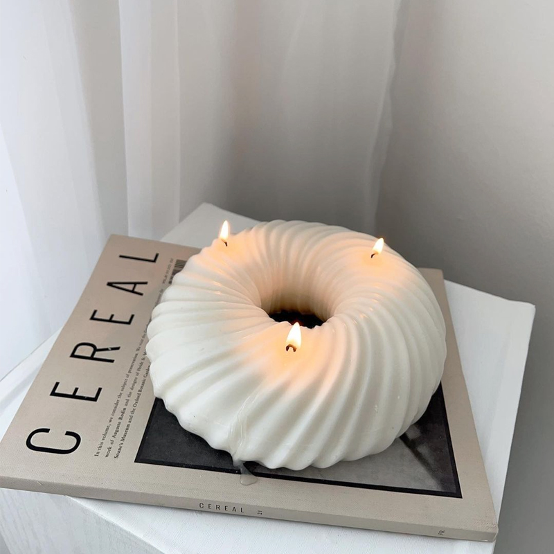 Donut Mold Silicone - 3D Big Donut Silikon Kerze Form