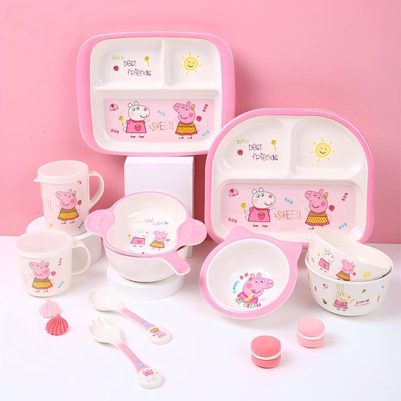 Dim Sum Basket - WUHE Peppa Pig Kinder Melamin-Schüsseln und