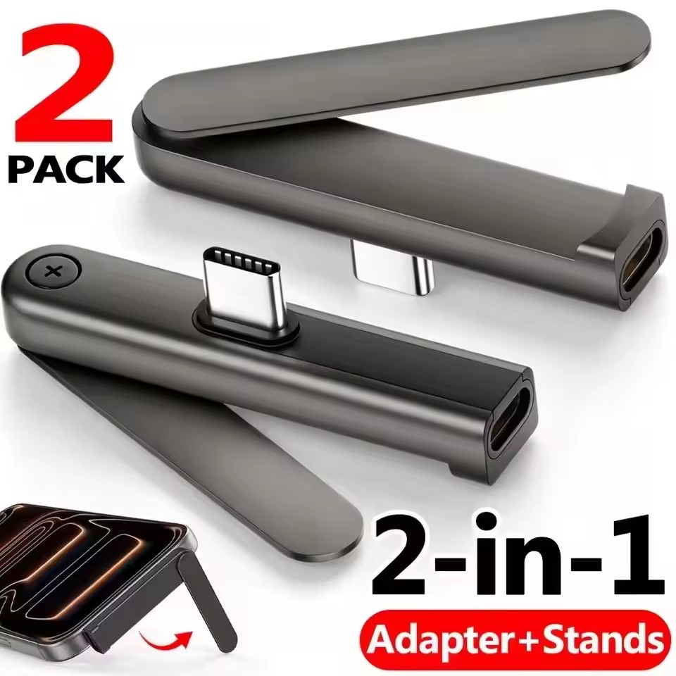Taco Stand Holder - 2/1 Stück Tragbarer USB-C-zu-3,5-mm-Audio-Adapter, Faltbarer Adapter,