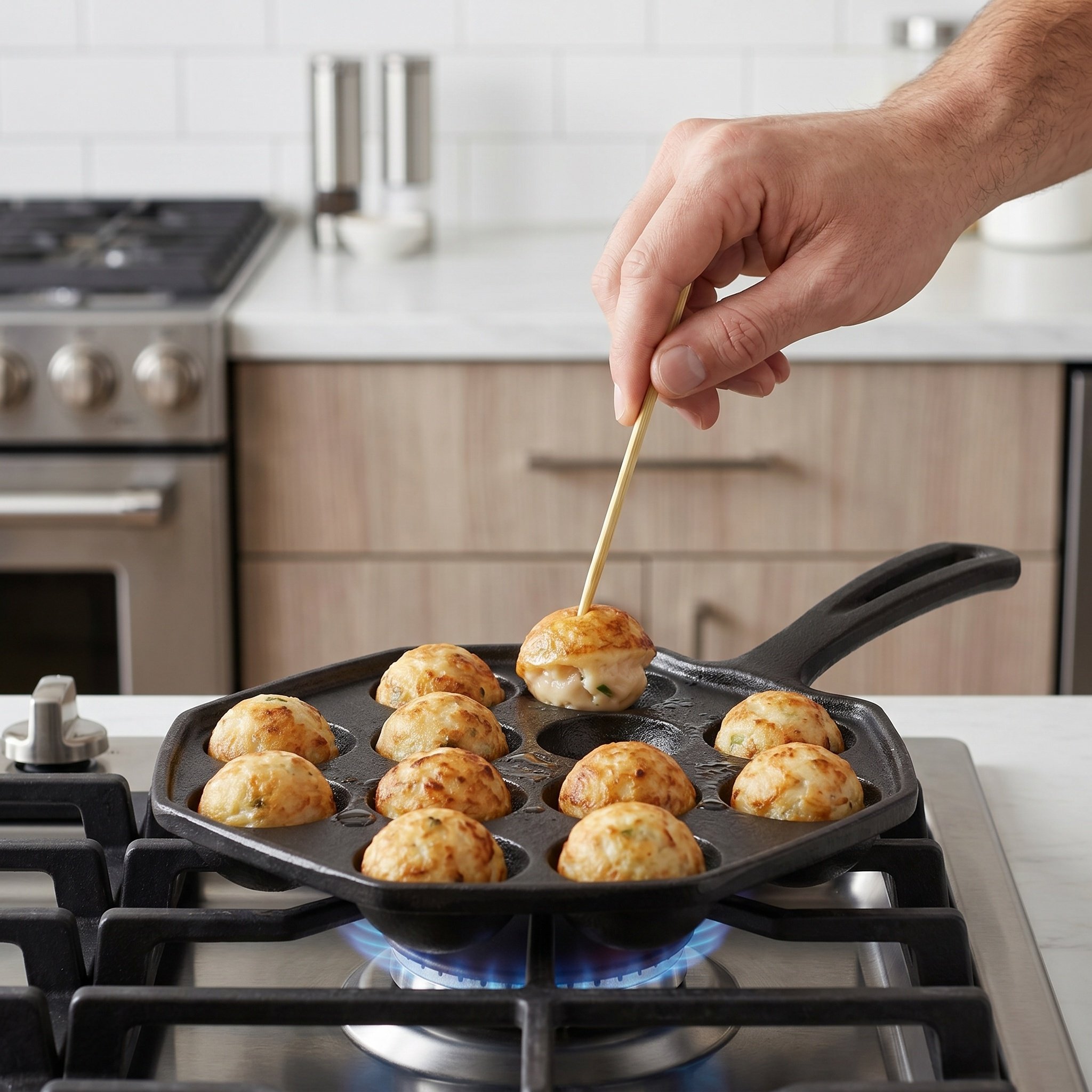 12 Formen Takoyaki-Pfanne Guss – Takoyaki Grill Plate Bewertung und Preis