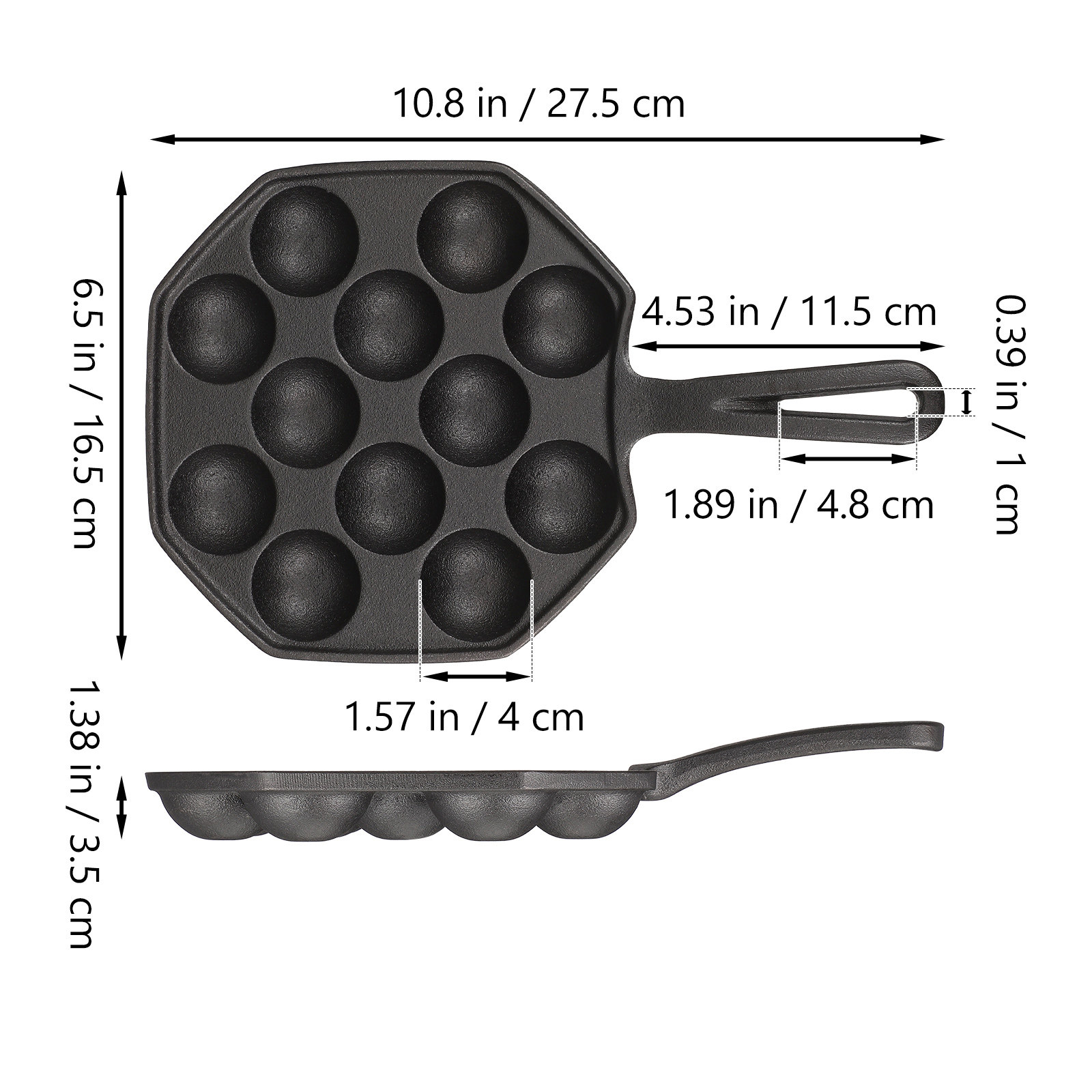 12 Formen Takoyaki-Pfanne Guss – Takoyaki Grill Plate Bewertung und Preis