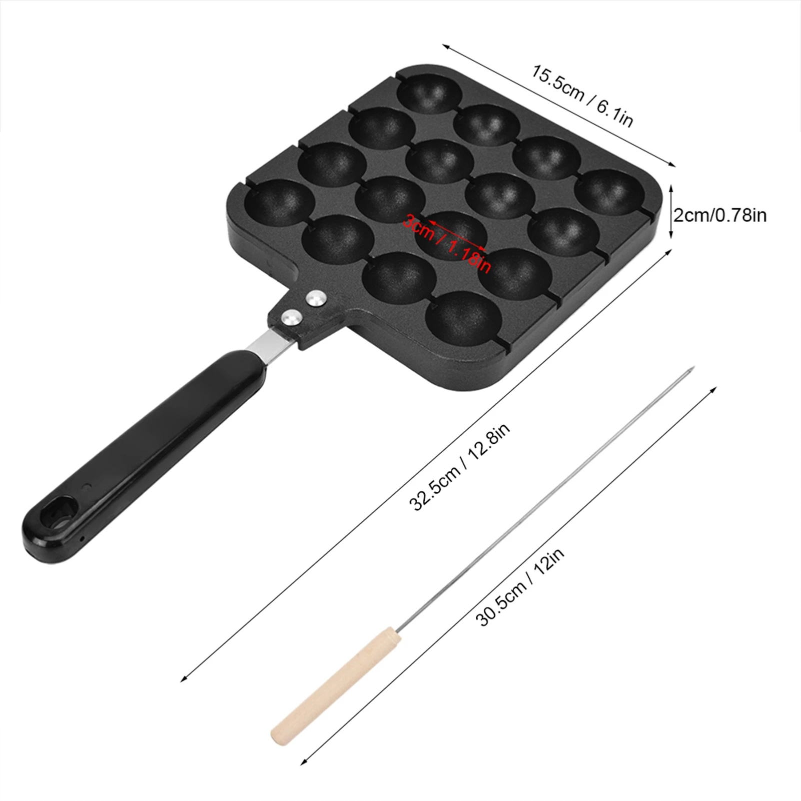 Antihaft-Takoyaki-Grillpfanne, – Takoyaki Grill Plate Bewertung und Preis
