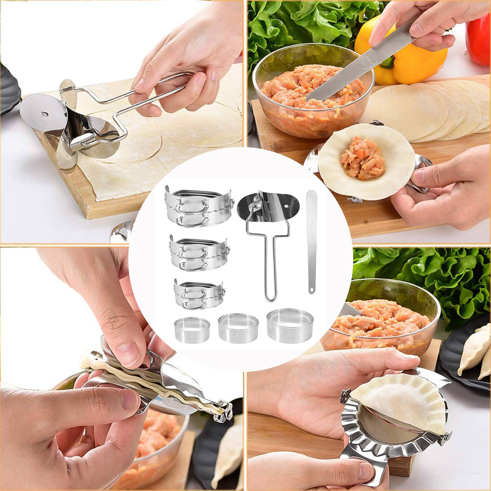 ABKW-Dumpling-Set, 8-teilig, P – Dumpling Press Set Bewertung und Preis