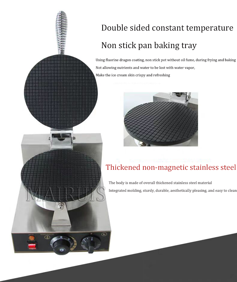 Kommerzieller Eiswaffel-Herste – Waffle Cone Maker Bewertung und Preis