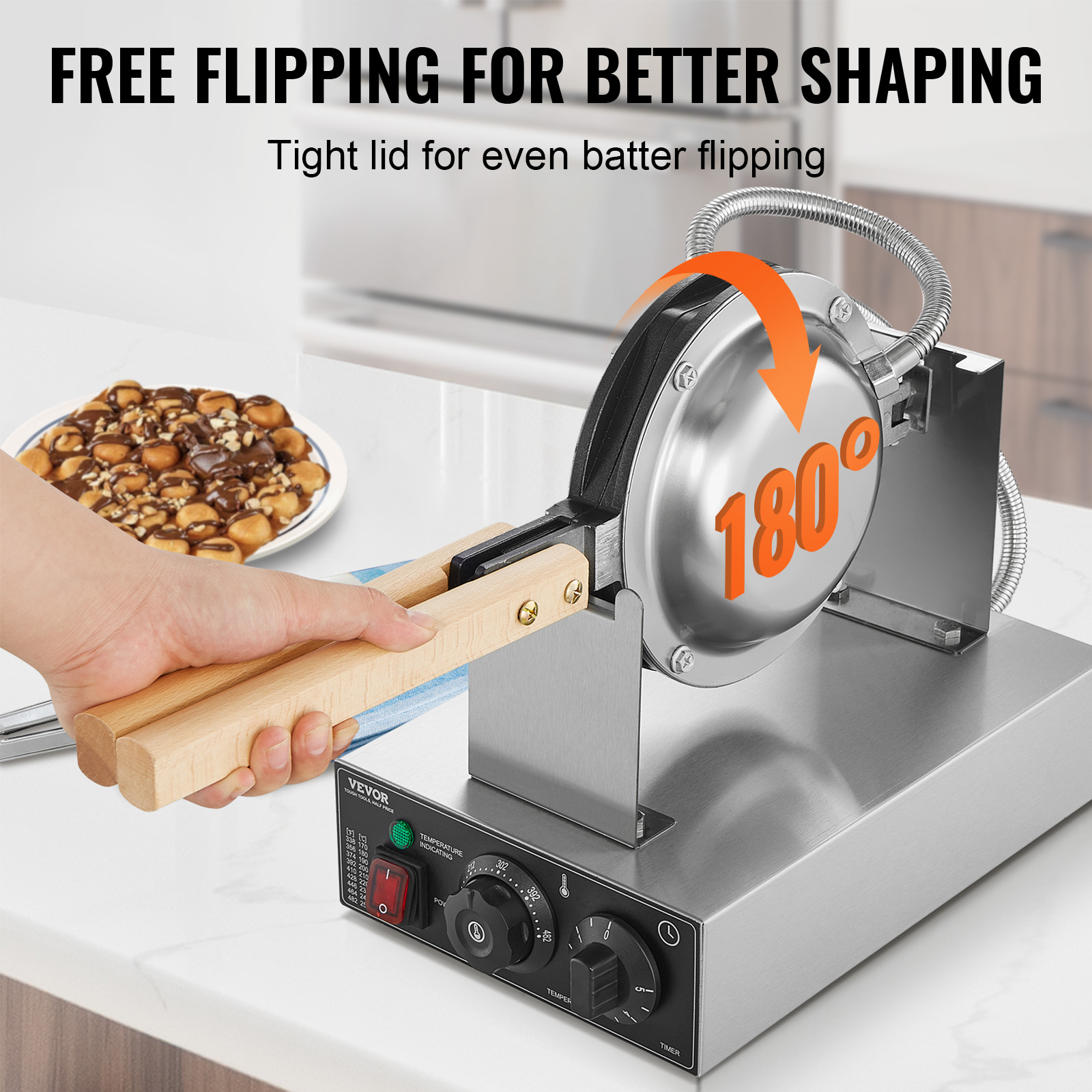 HomeWise Kommerzielles Eierbla – Waffle Cone Maker Bewertung und Preis