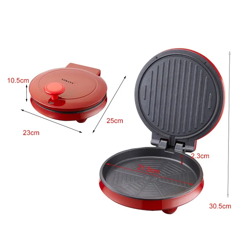 110V Elektrische Pizzamaschine – Waffle Cone Maker Bewertung und Preis