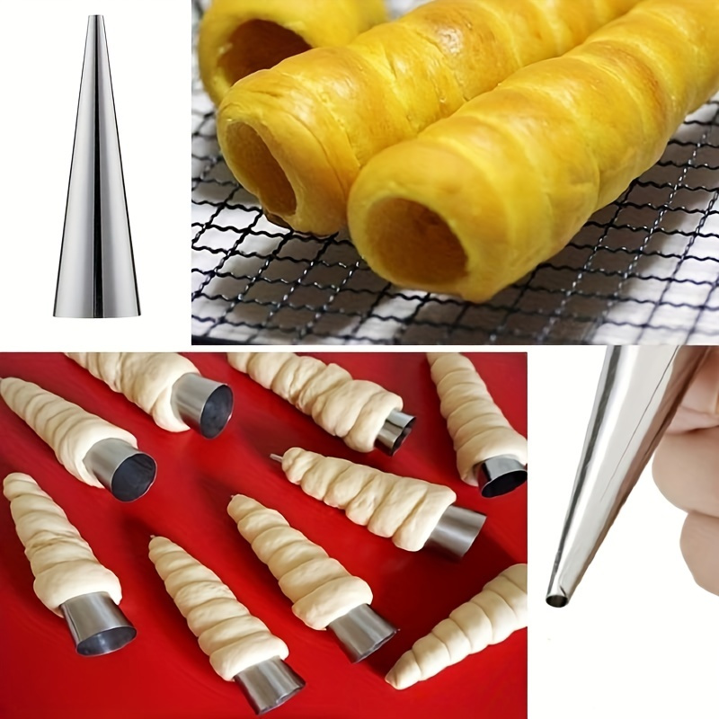 6 Stück, kegelförmige Roll-Ede – Danish Pancake Pan Bewertung und Preis