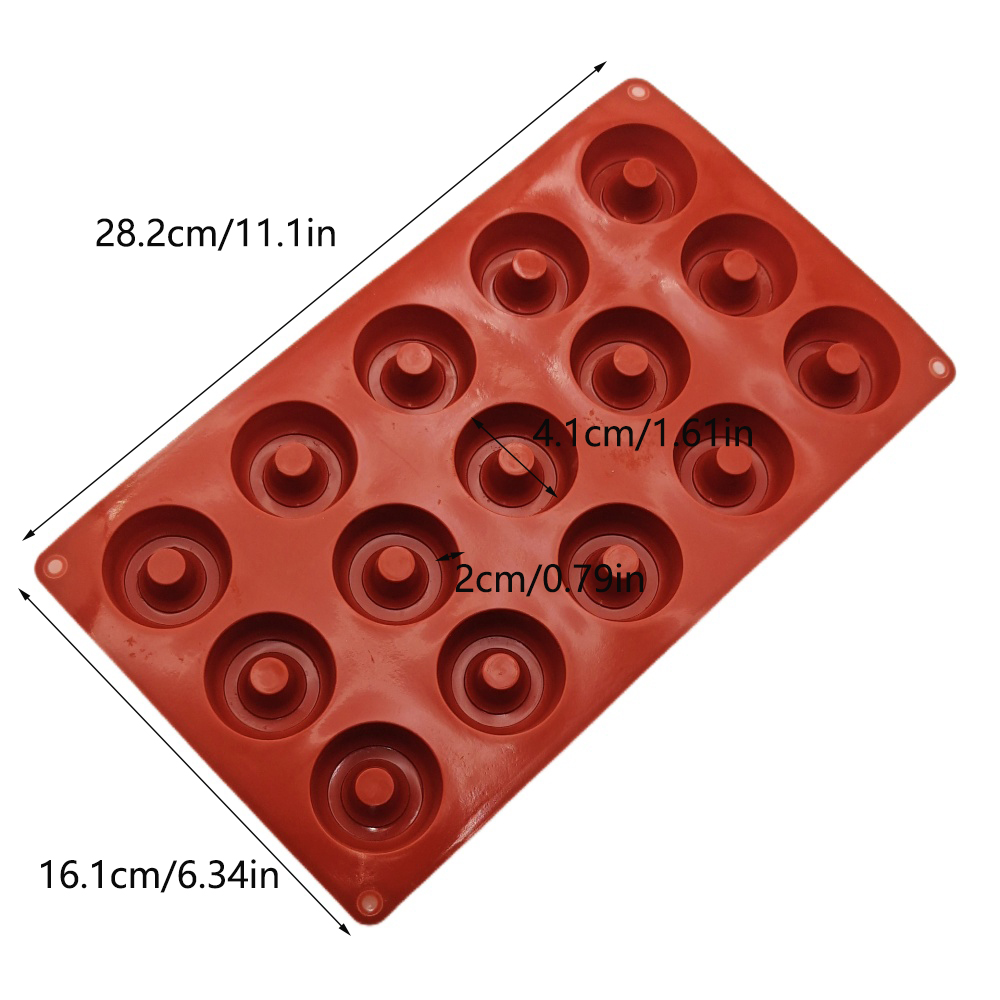 Meistverkaufte 15-Loch Wein-Vo – Donut Mold Silicone Bewertung und Preis